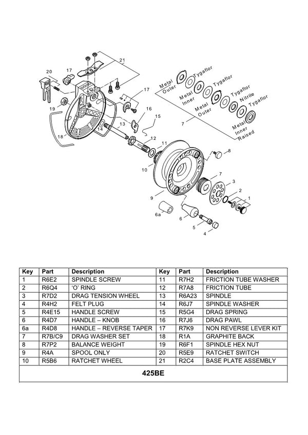 425be Schematic – Alvey Parts