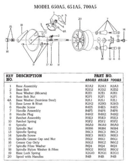 650, 651, 700a5 Schematic