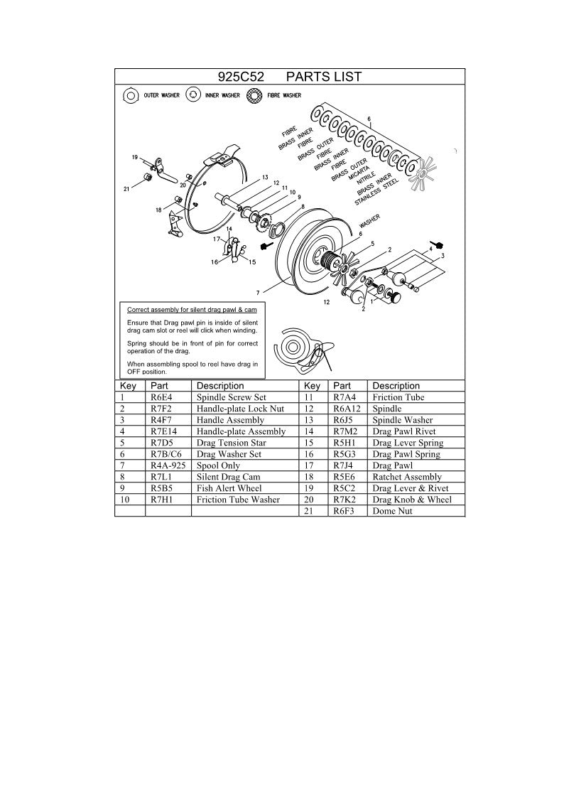 925c52 Schematic – Alvey Parts