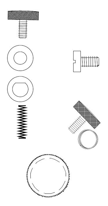 R6e2 Spindle Screw 50c (inc 'd' Washer, Nitrile Washer & Spring)