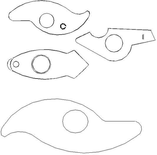 R7j4-lh Silent Pawl Metback - Left Hand [pn:r7j4-lh]